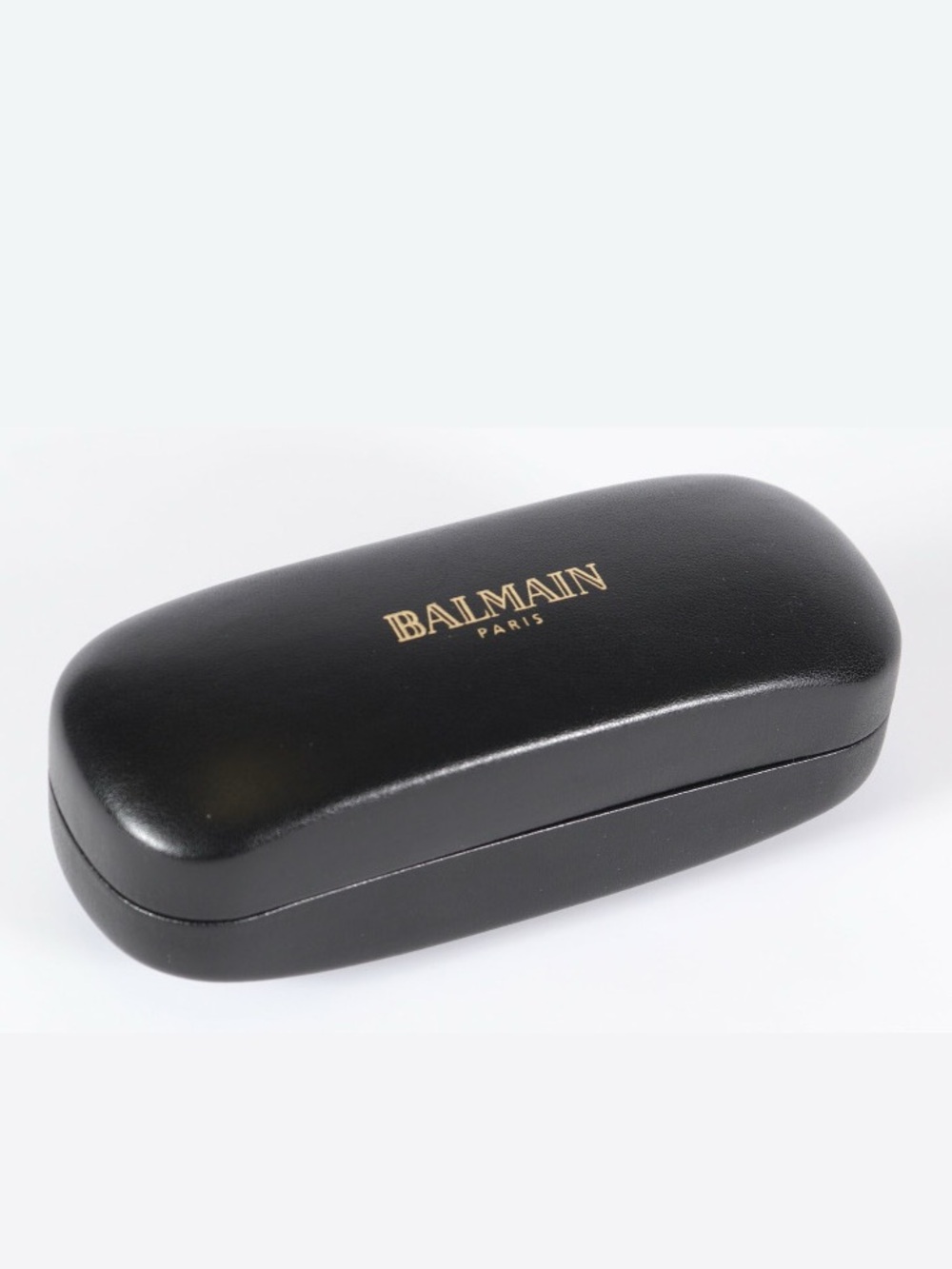 Balmain Logo Large Clamshell Hard Shell Sunglasses Eye Glasses Case